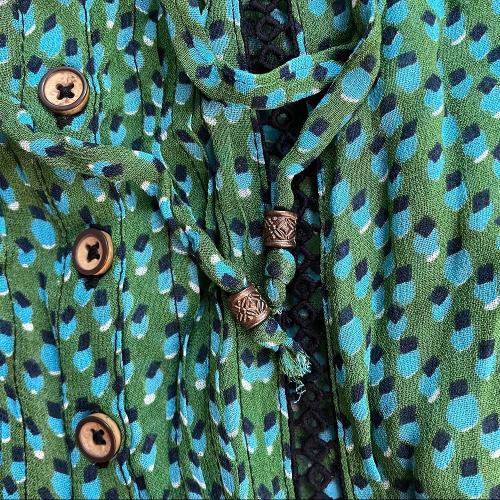 Anthropologie Green and Black Tank Top - Picture 9 of 13